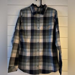 Kuhl- Size S Hanna Flannel LS Shirt - Arctic